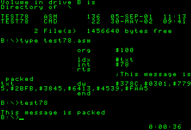 ��������� ������-601. ������, ��������� � �������� INT_$78